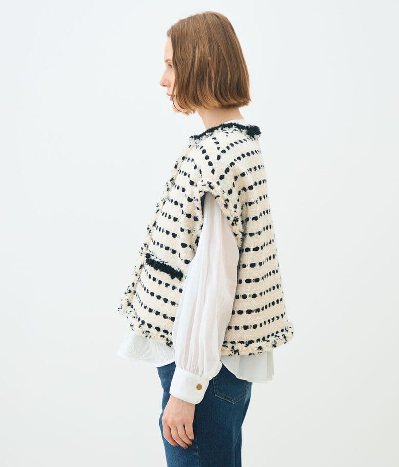 25AW ツイード ジレ