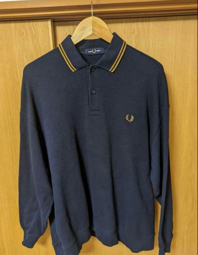 FRED PERRY × BEAMS 別注 ピケ ロングスリーブ ポロシャツ
