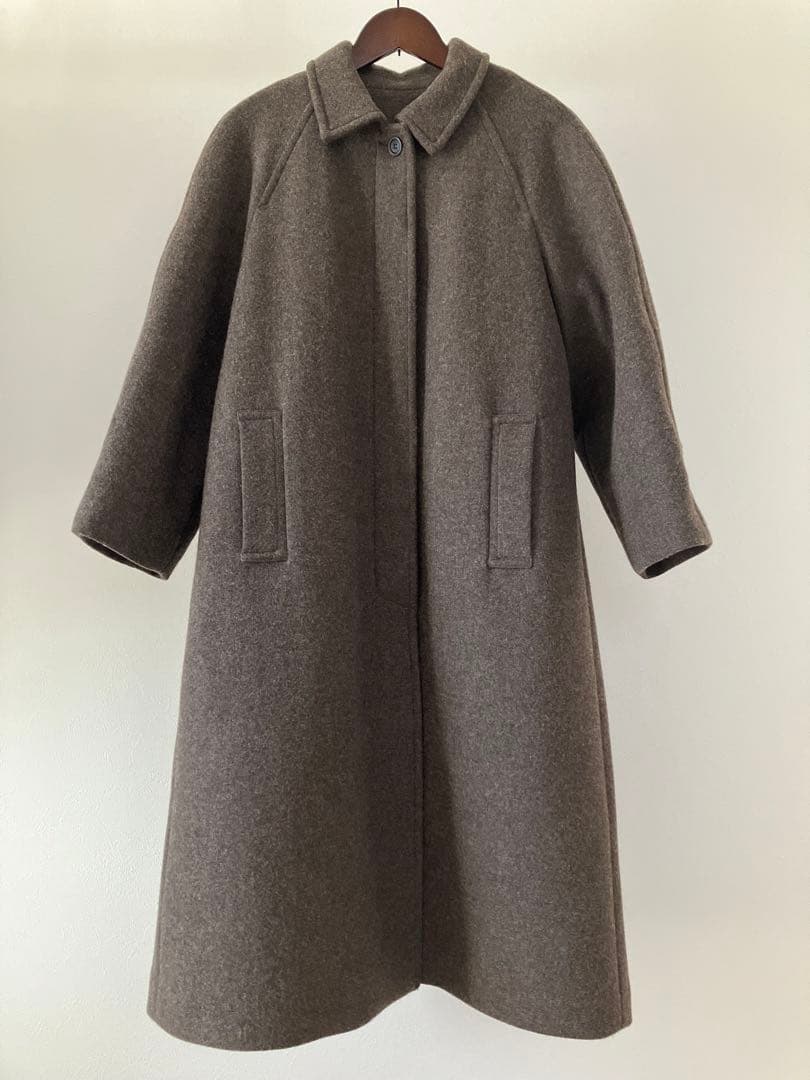 NOTHING WRITTEN（ナッシングリトゥン）ウールコート ブラウン