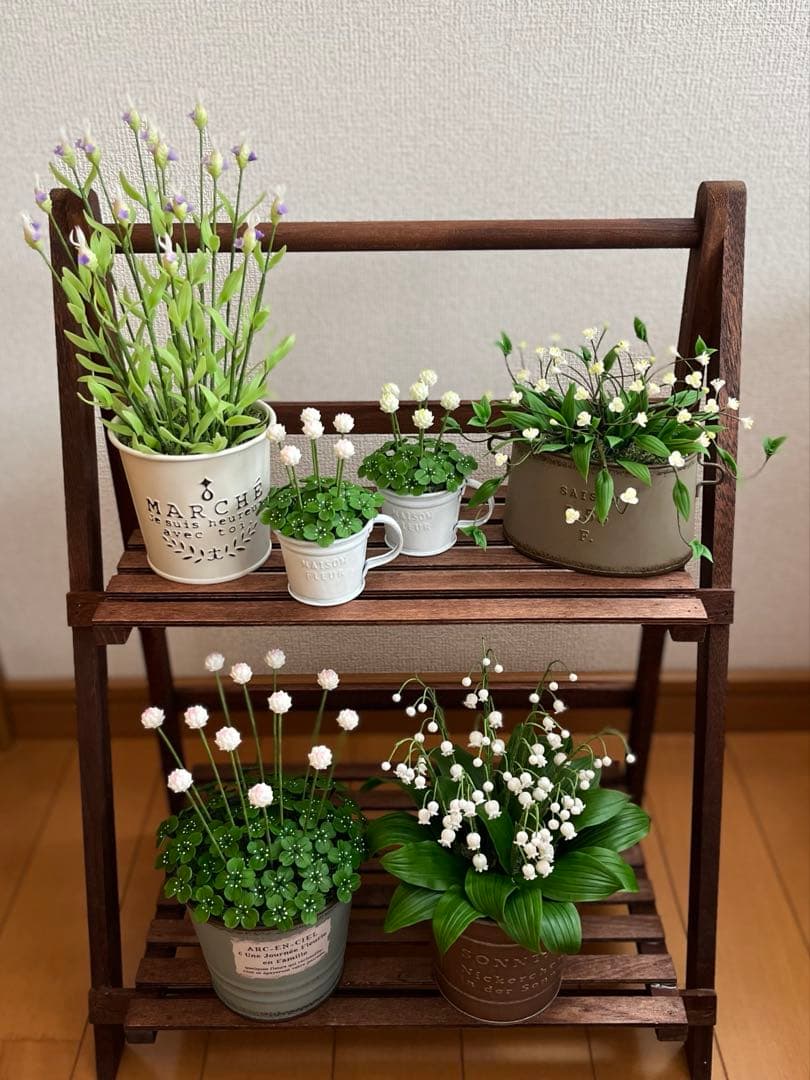 専用　ブライダルベール　クローバー　すずらん　フレンチラベンダー