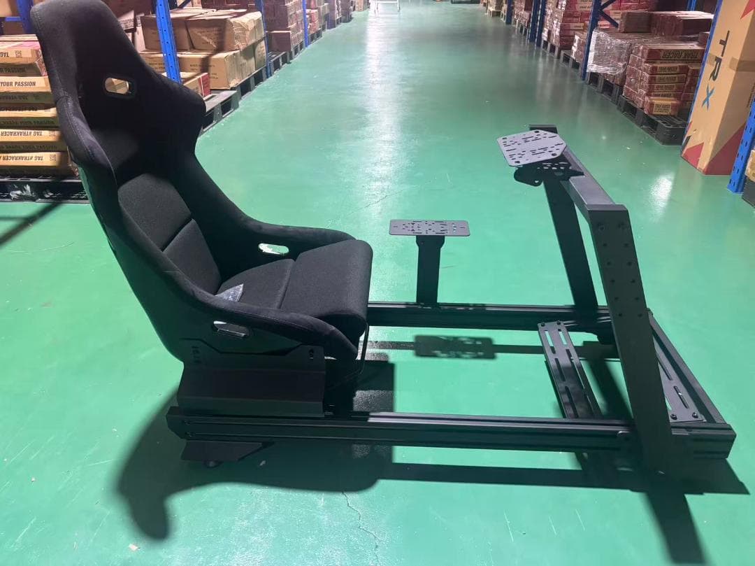 M*.様 組立品 シムレーシングコックピット シート シフター台 安定足付き 送