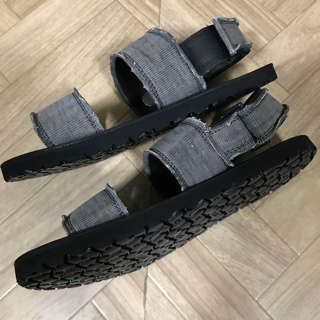 W169 wjk ストラップサンダル 41 ライトグレー vibram レザー