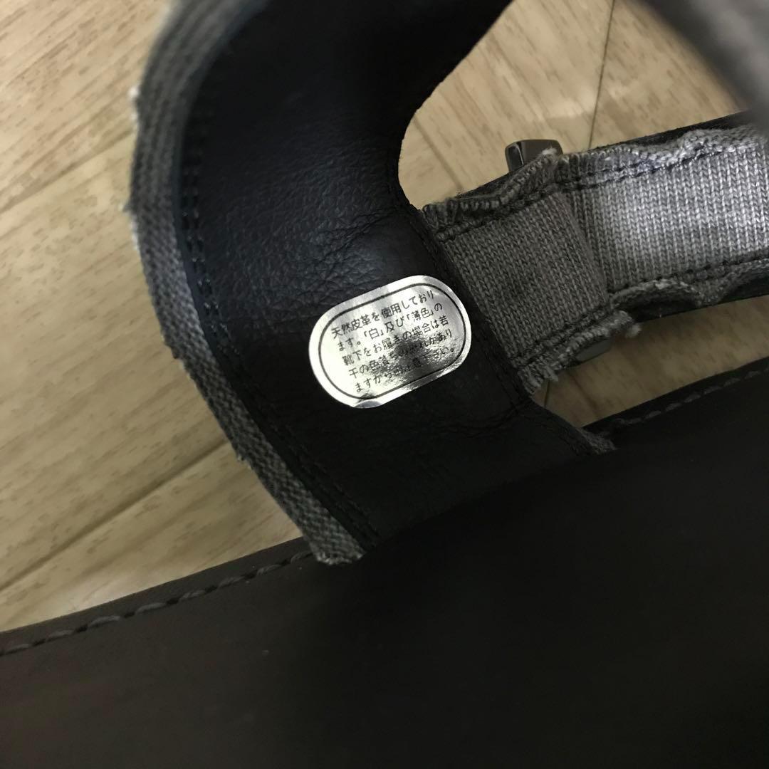 W169 wjk ストラップサンダル 41 ライトグレー vibram レザー