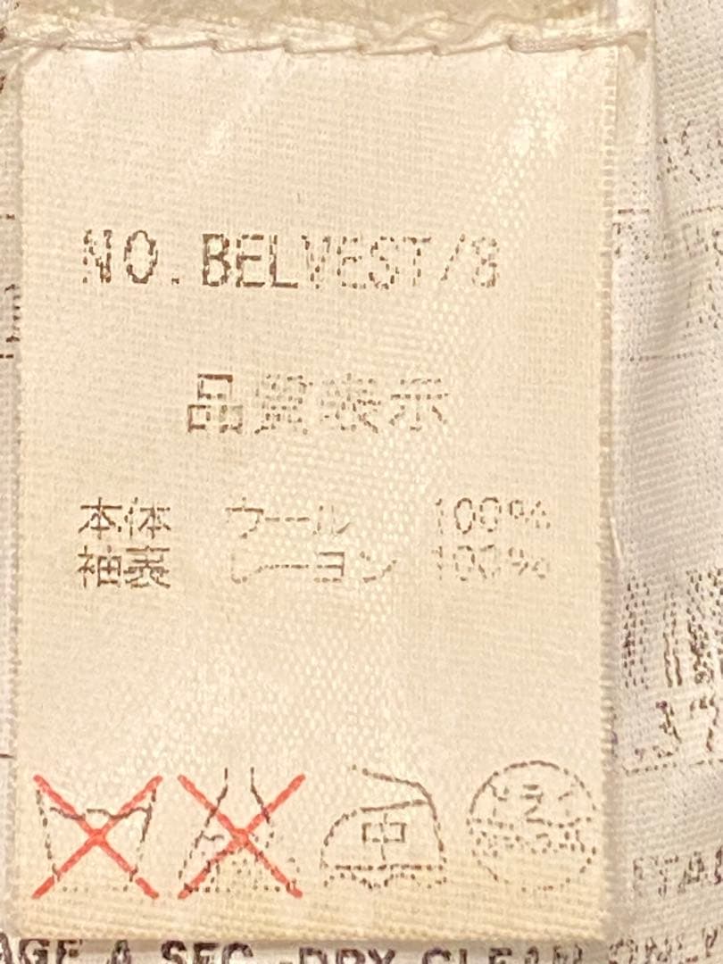 Belvest ベルベスト テーラード ジャケット ネイビー　ウール42