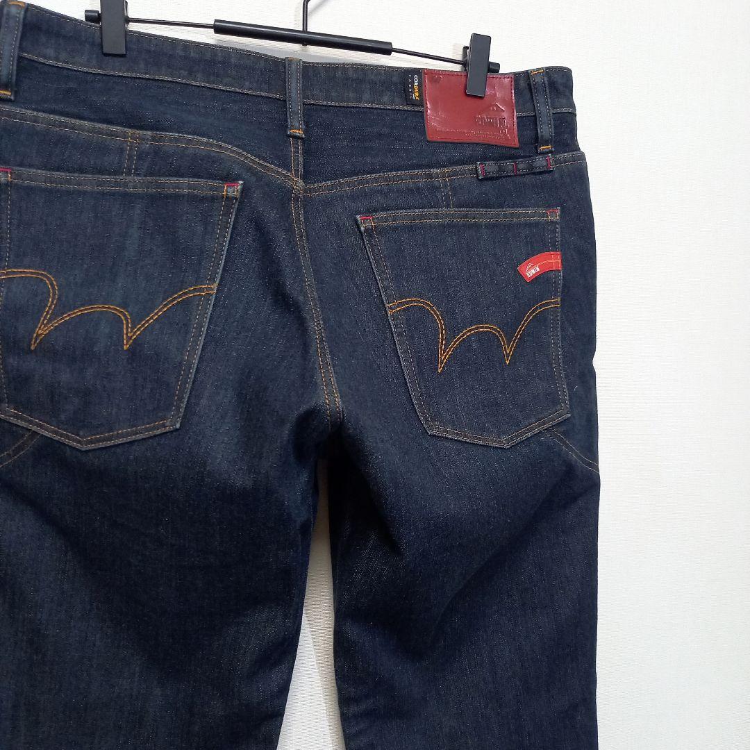 34！クシタニ エドウィン コーデュラデニム 防風 ライディングジーンズ デニム