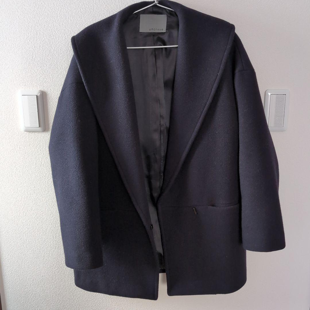 uncrave アンクレイヴ 撥水プルーフメルトン ビッグカラーコート