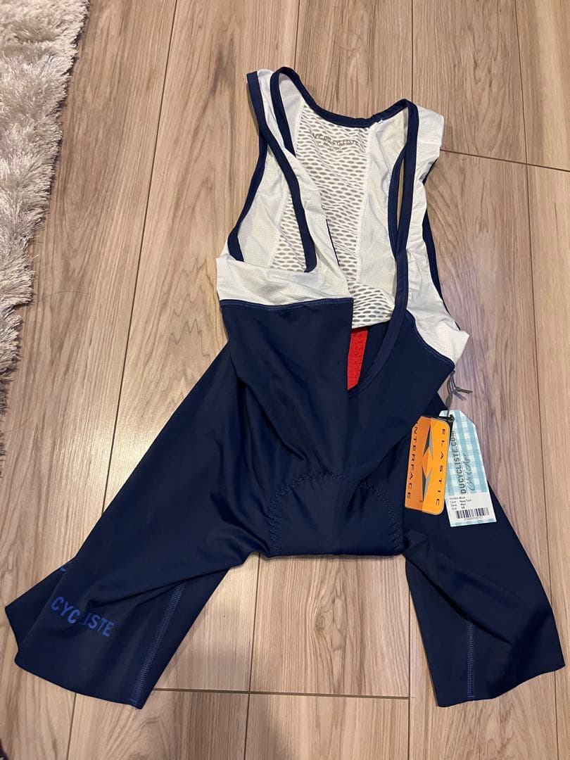 CAFE DU CYCLISTE ネイビー ビブタイツ