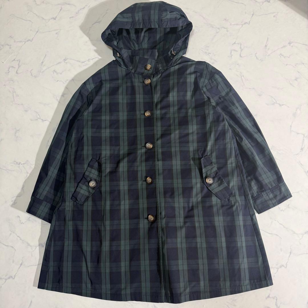 美品　24年　Leilian ライナー付きフーデットコート