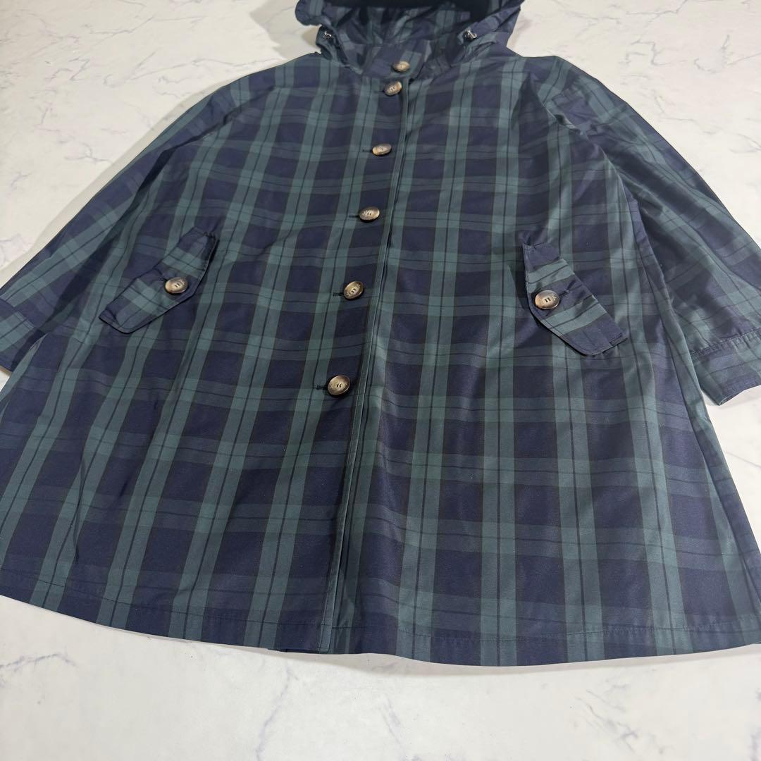 美品　24年　Leilian ライナー付きフーデットコート