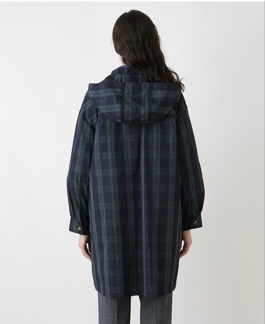 美品　24年　Leilian ライナー付きフーデットコート