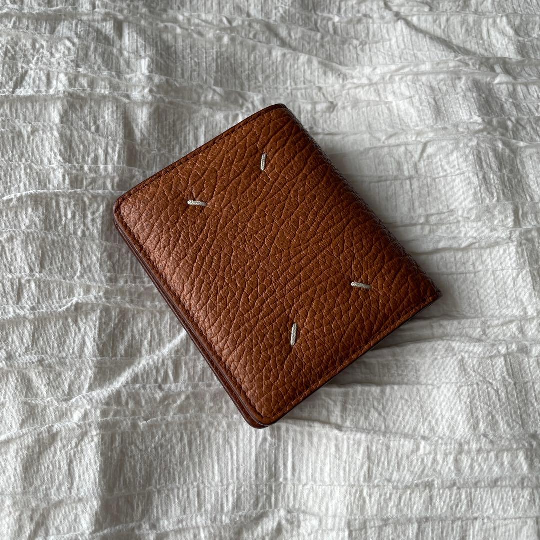 希少 マルジェラ 二つ折り財布 ウォレット ブラウン