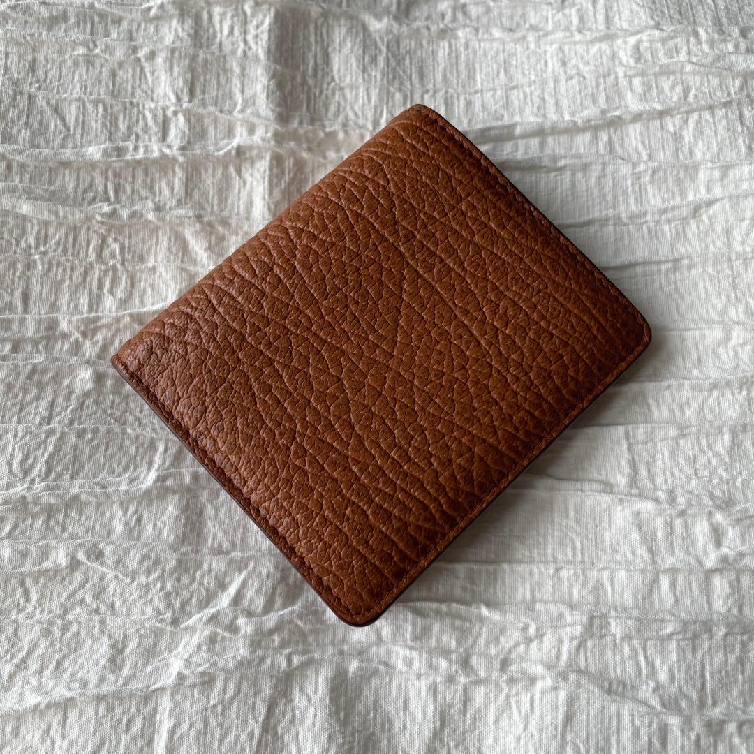 希少 マルジェラ 二つ折り財布 ウォレット ブラウン