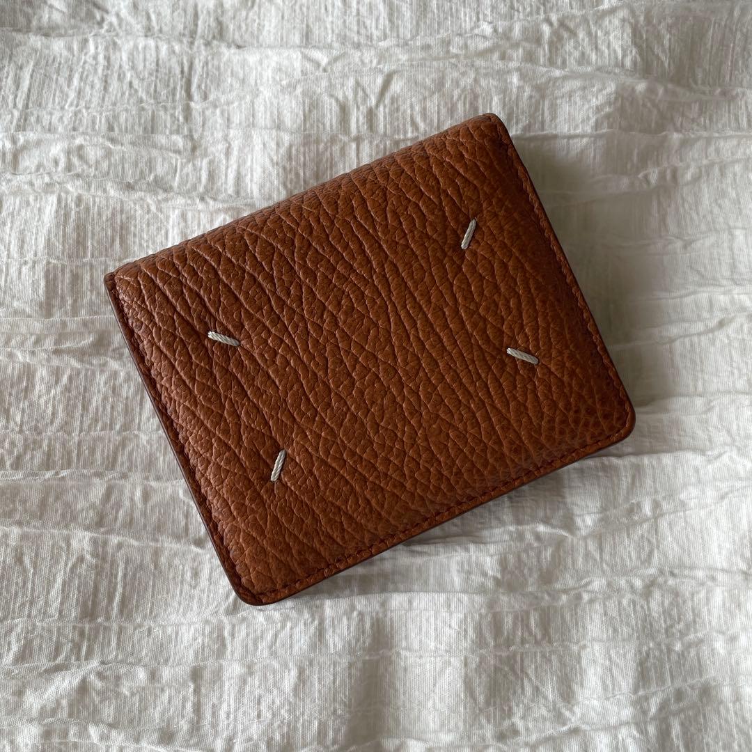 希少 マルジェラ 二つ折り財布 ウォレット ブラウン