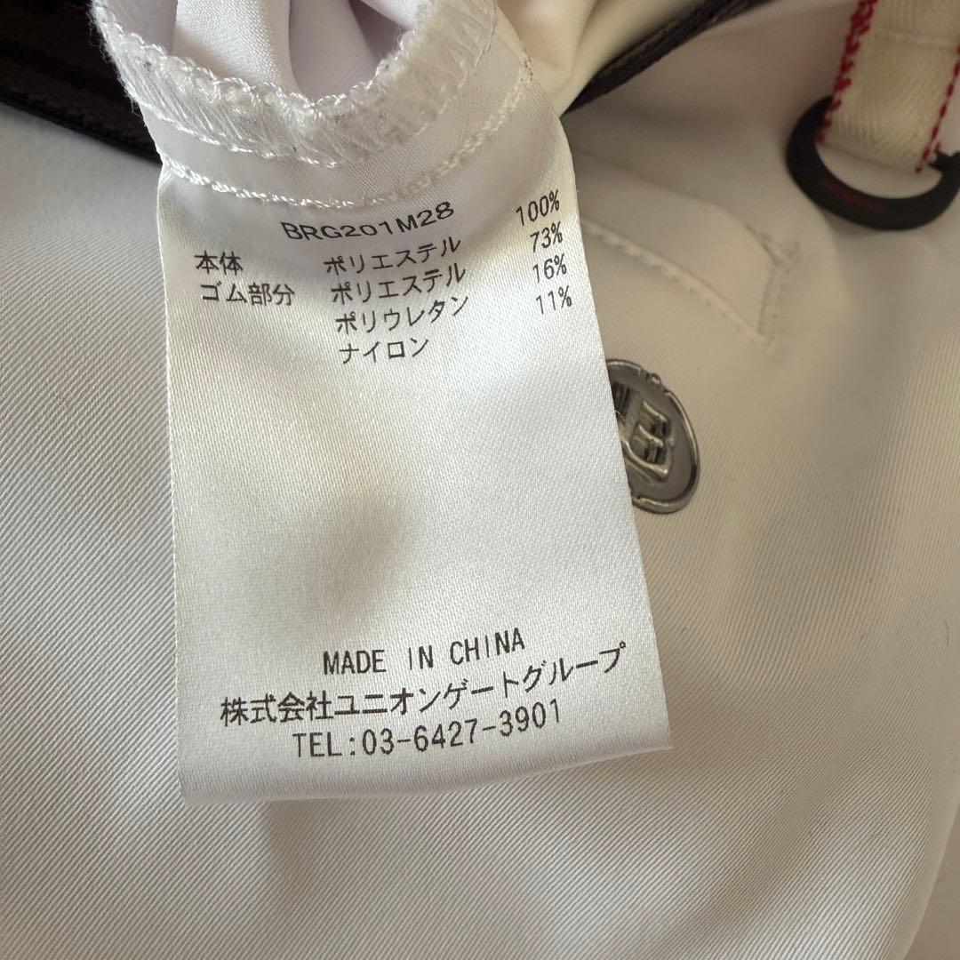 極美品　ブリーフィングゴルフ　パンツ　白　L〜XL相当 春夏　センタープレス