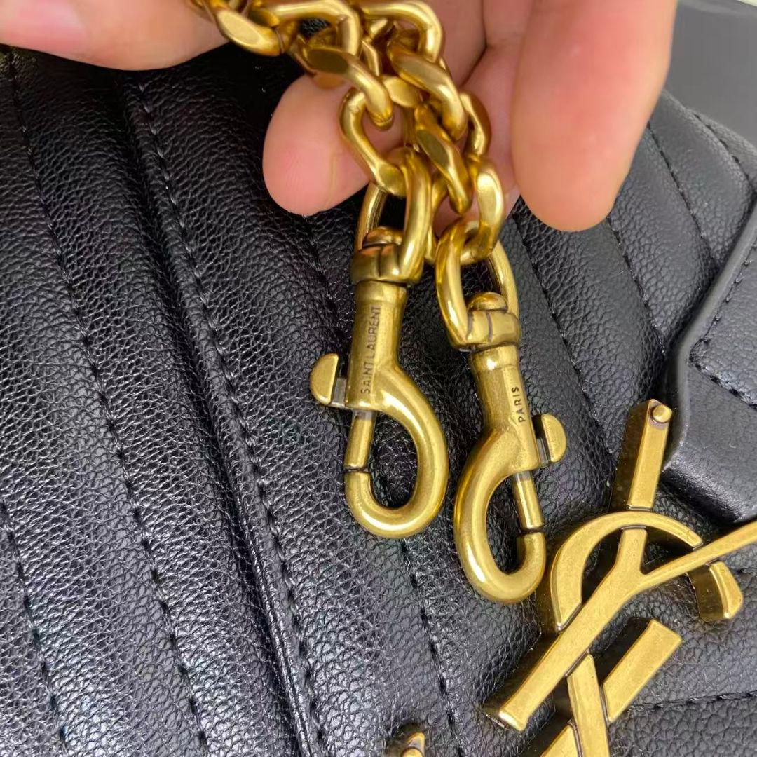 Saint Laurent ブラック ショルダーバッグ