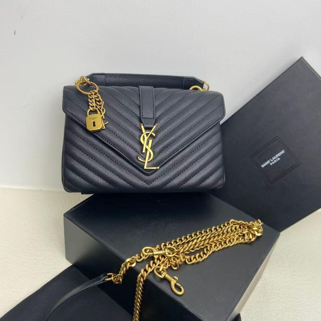 Saint Laurent ブラック ショルダーバッグ