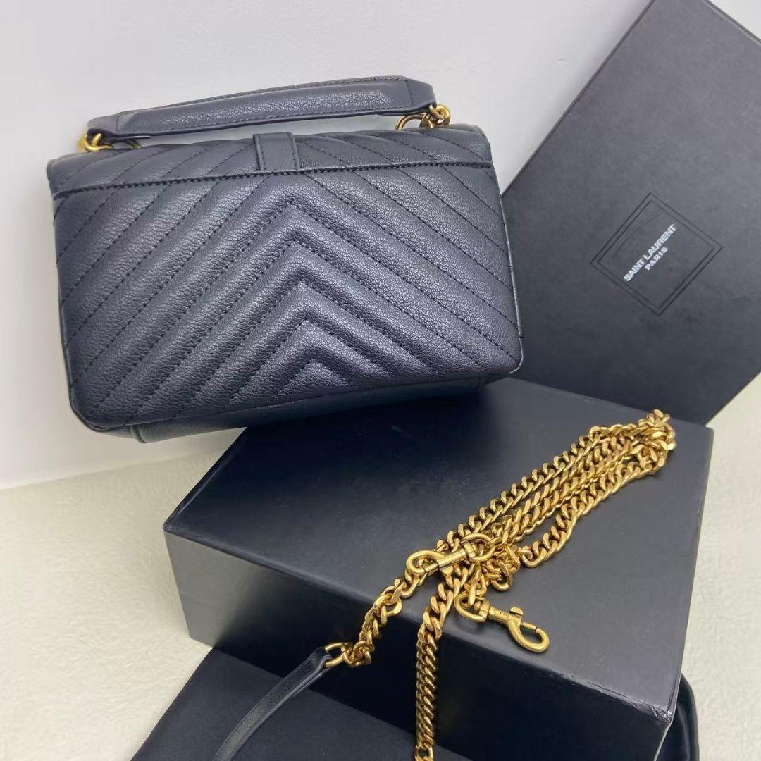 Saint Laurent ブラック ショルダーバッグ