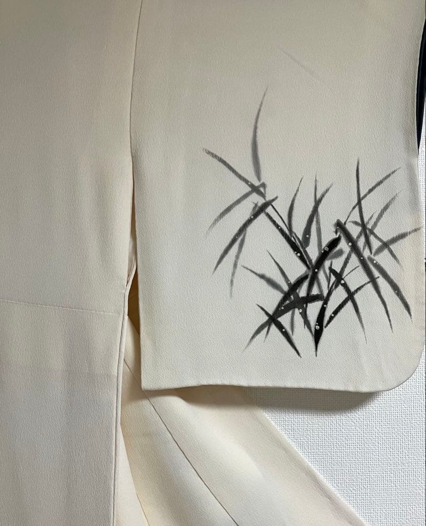 訪問着 手描き 落款有り 正絹 逸品