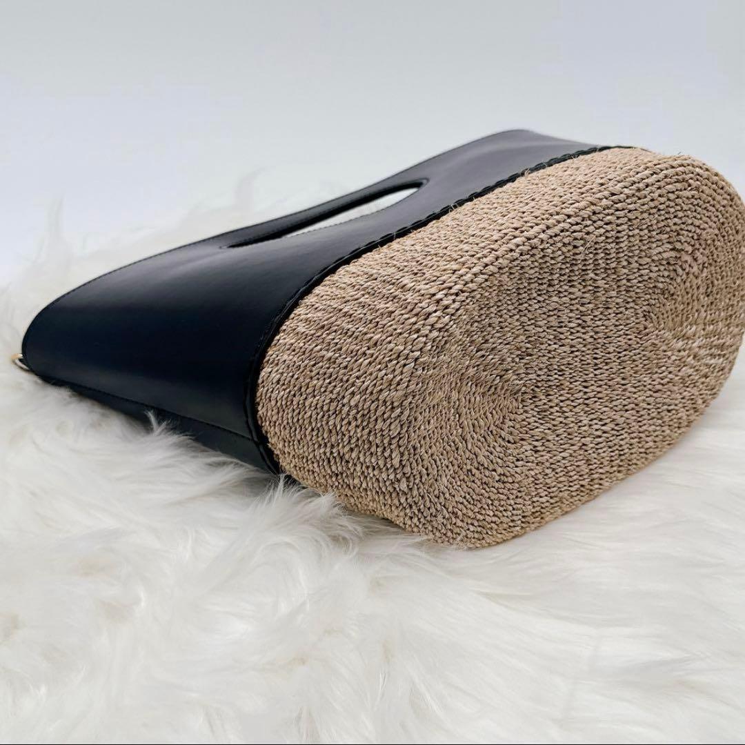 WEB限定 ヴィオラドーロ レザーコンビ カゴバッグ 2way