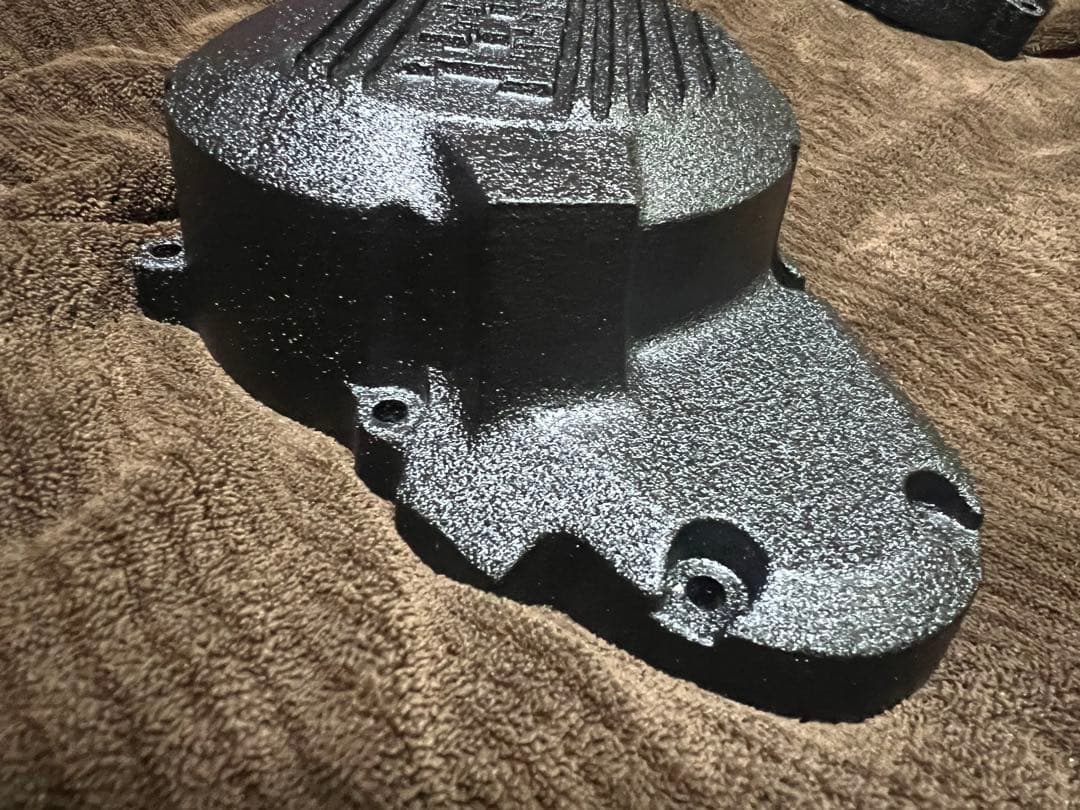 ZRX400 BEET ポイントカバー、ジェネレーターカバー　結晶塗装黒