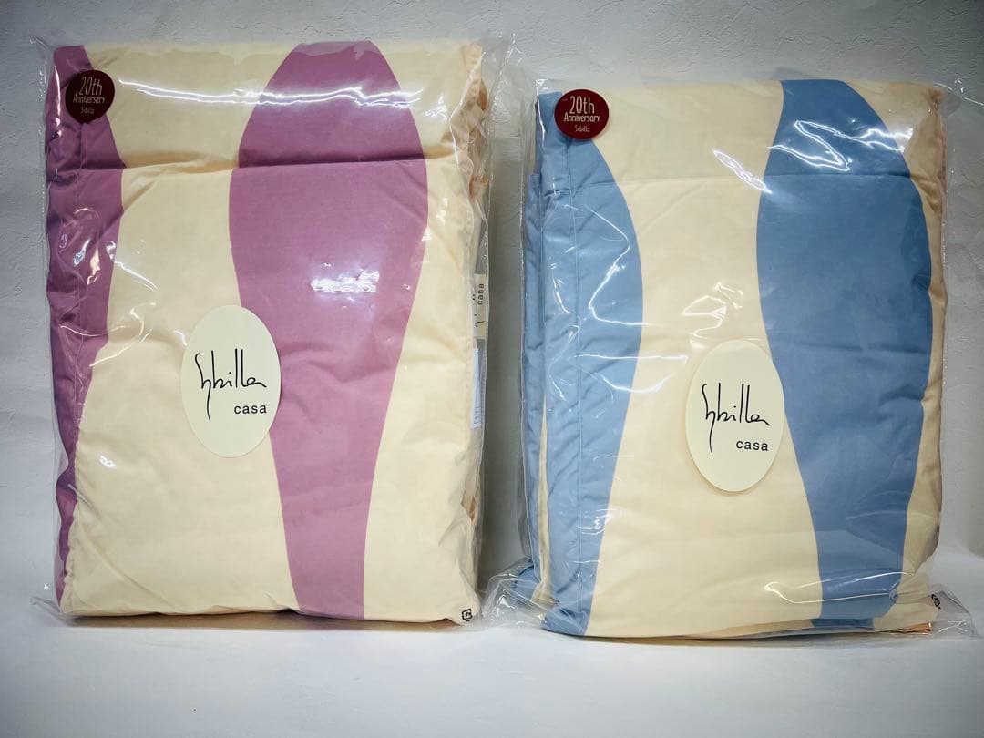＊新品未使用品＊ シビラ羽毛肌掛け タジスタ ダウンケット シングル 2枚セット