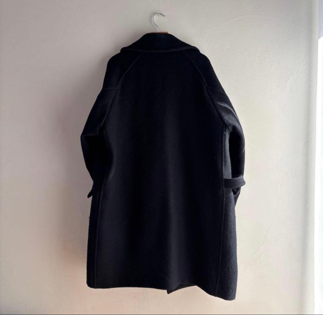 【e____um】COMOLI ウールショールカラーコート 3 コモリ