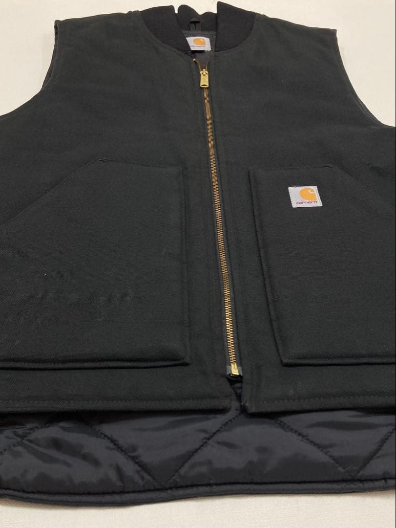 Carhartt カーハート ダックベスト V01 Lサイズ BLK 美品