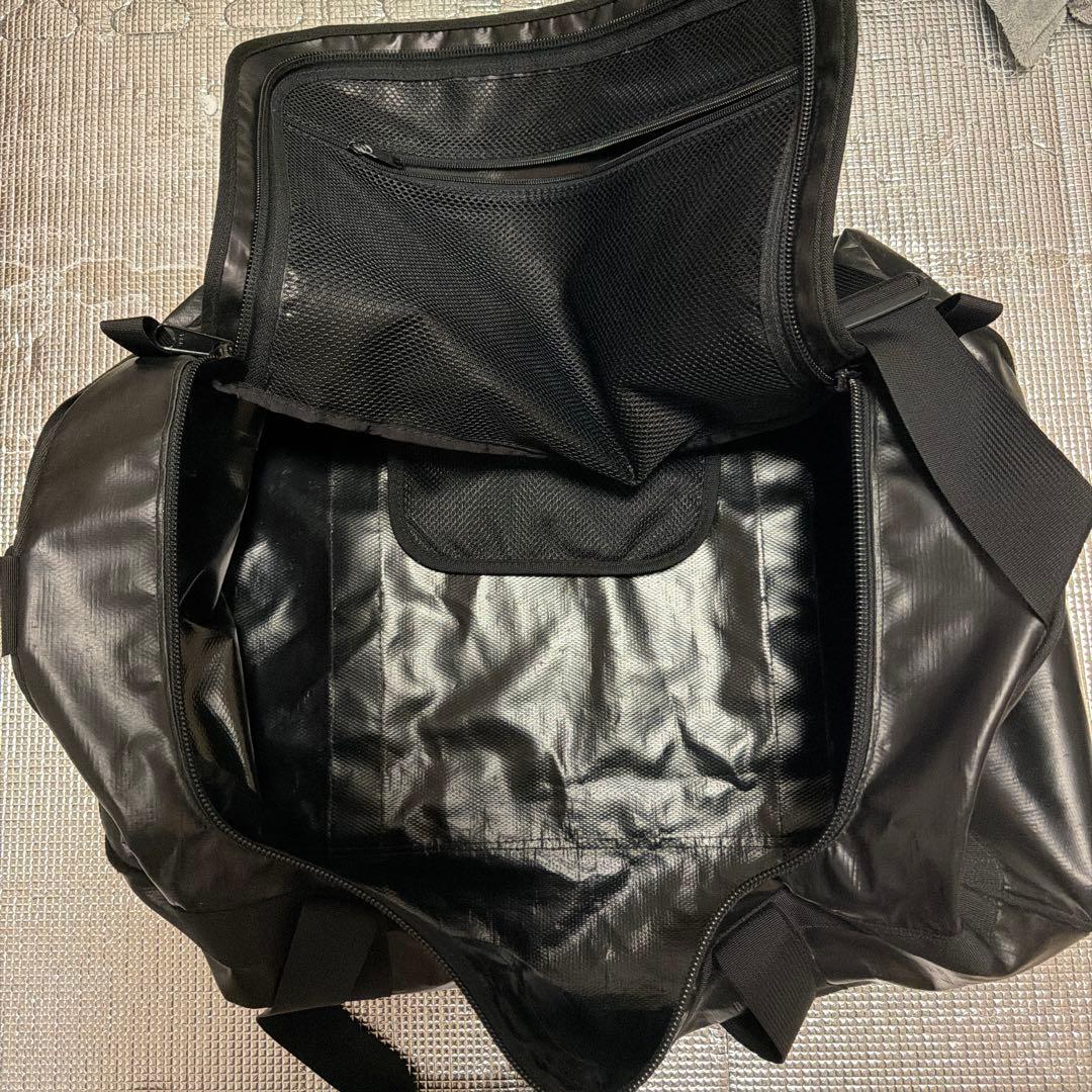 SUPREME ブラック ボストンバッグ