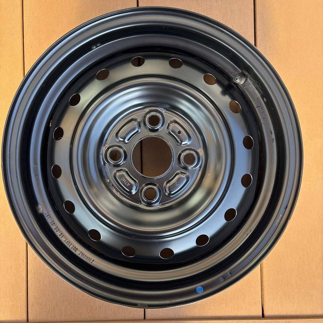 14インチ スチールホイール 4本セット　スズキ　軽自動車　4穴
