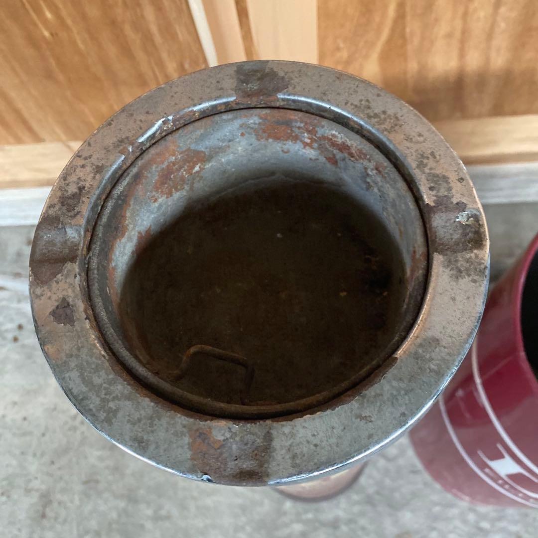 昭和レトロLARK 置き型灰皿 ゴミ箱缶　2個セット　灰皿　ラーク　傘立て