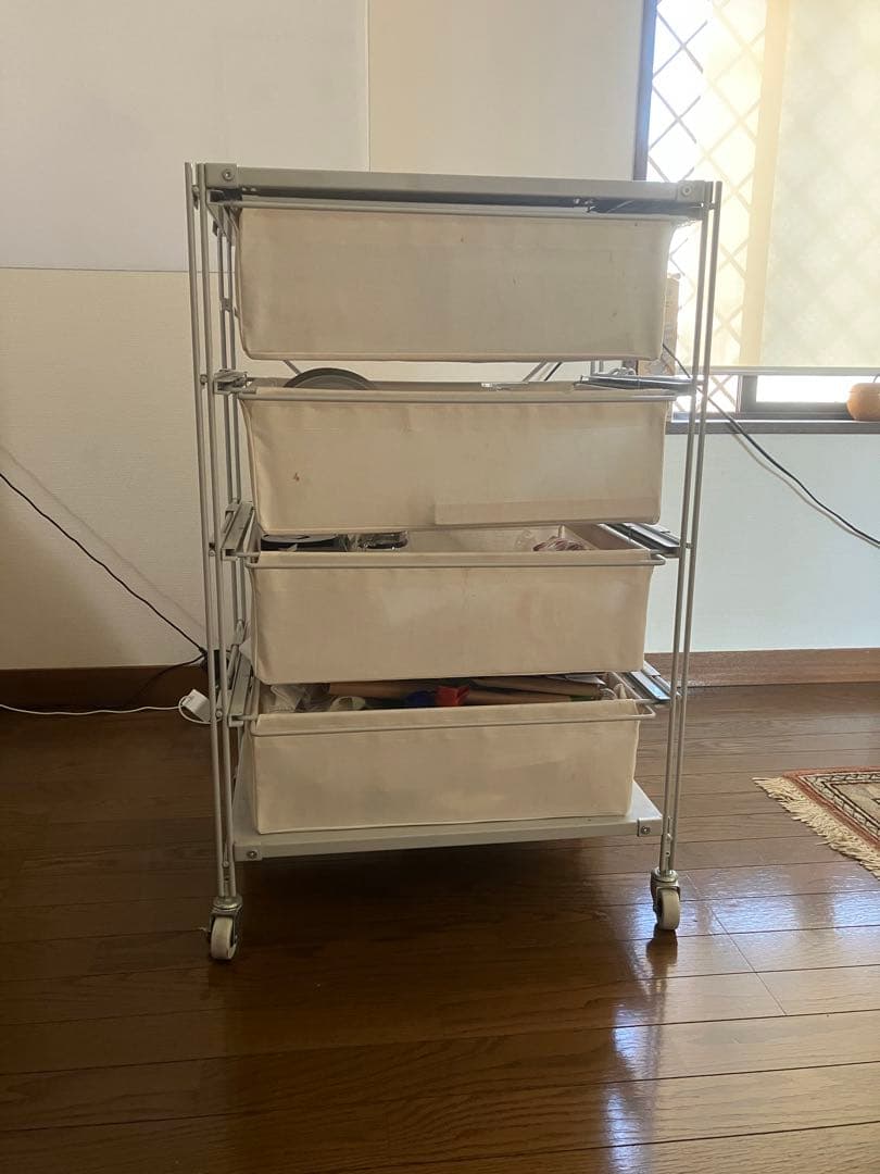 ＊値下げ中　無印キッチンワゴン　キャスター付