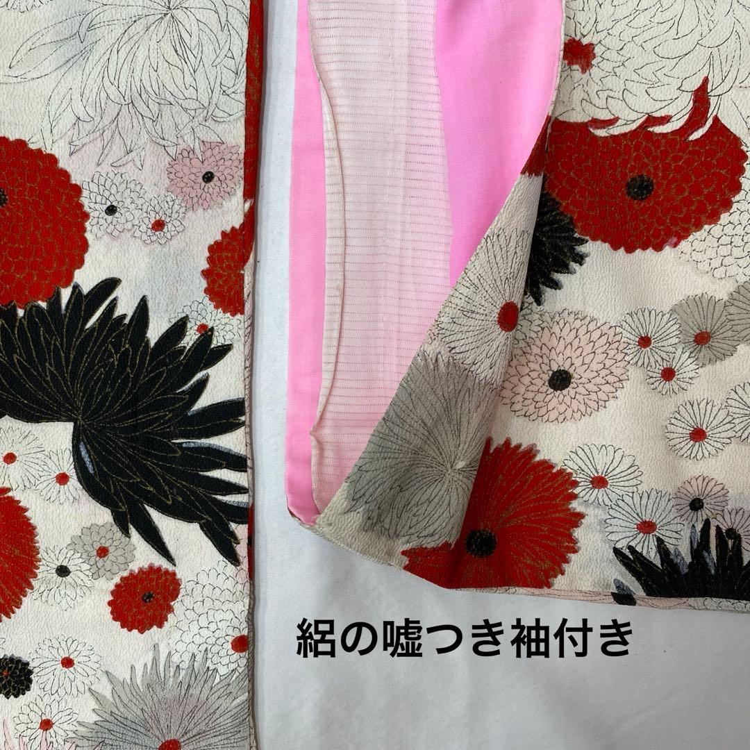 505agu30着物のみ,412aj42 ◎七五三 セミアンティーク着物のみ