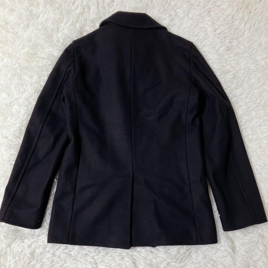 美品 現行 グローバーオール gloverall ピーコート 黒 M ウール