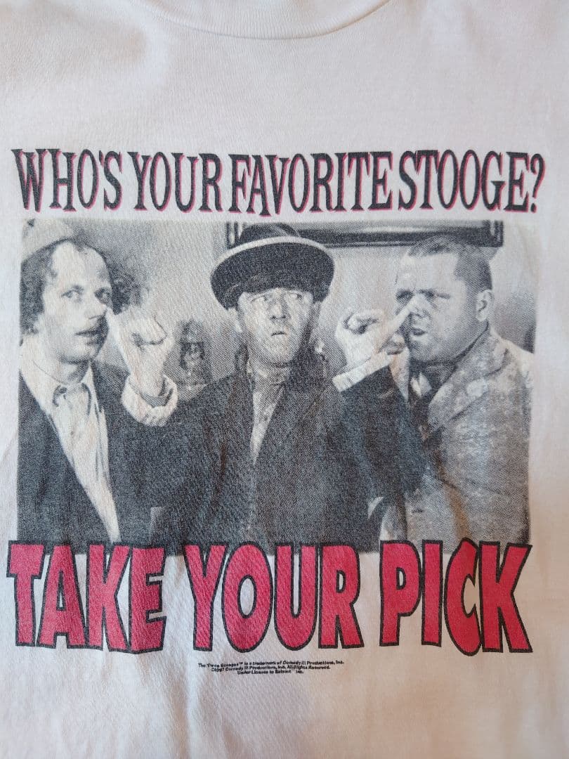 1997年 The Three Stooges 三バカ大将 ヴィンテージTシャツ