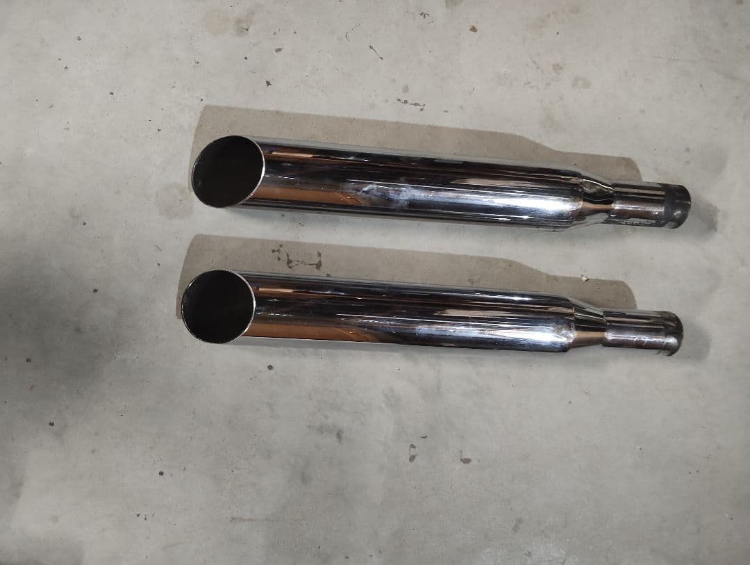 モーターステージ　スラッシュカットマフラー　ハーレー