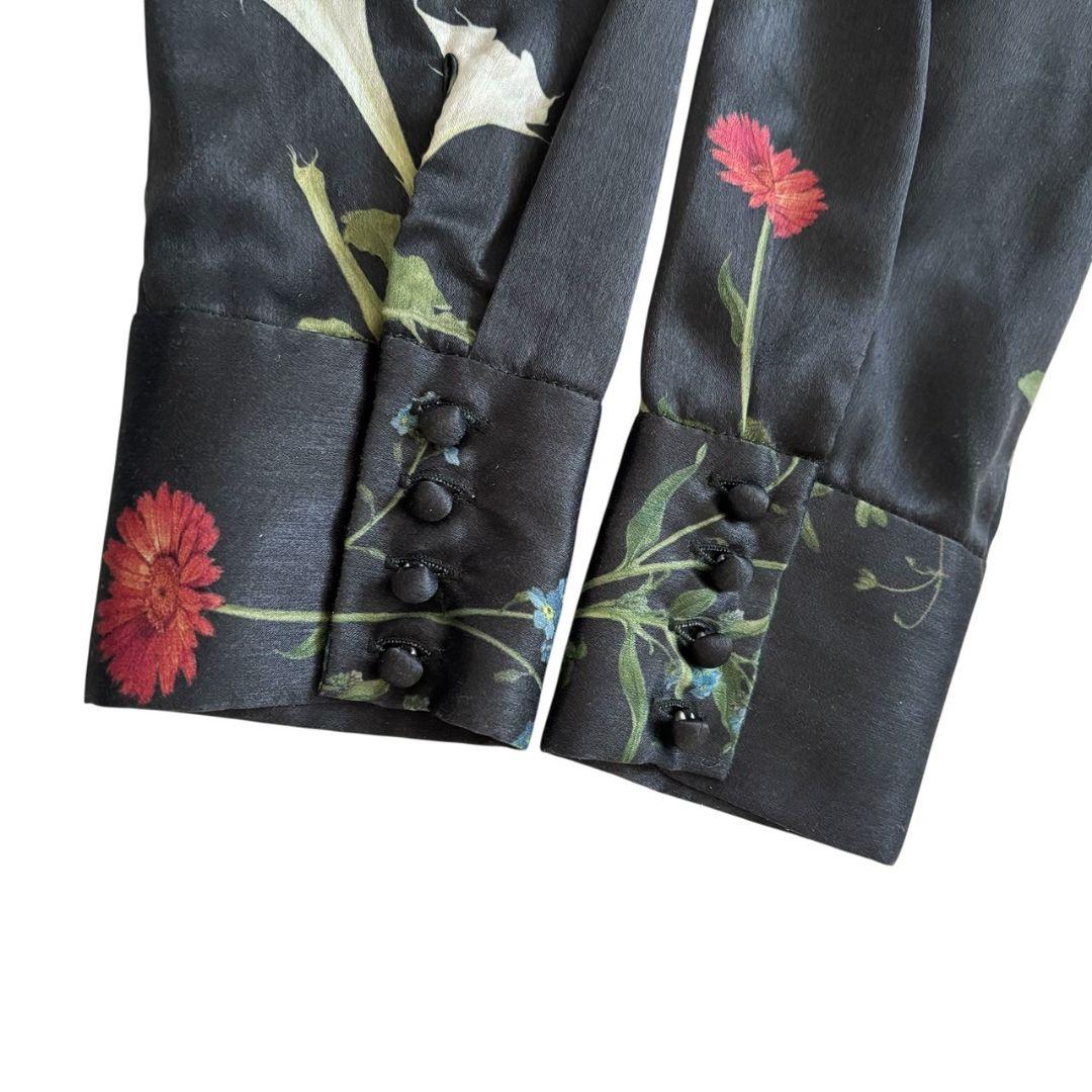 Ameri アメリ ベスト付き 花柄ロングワンピース