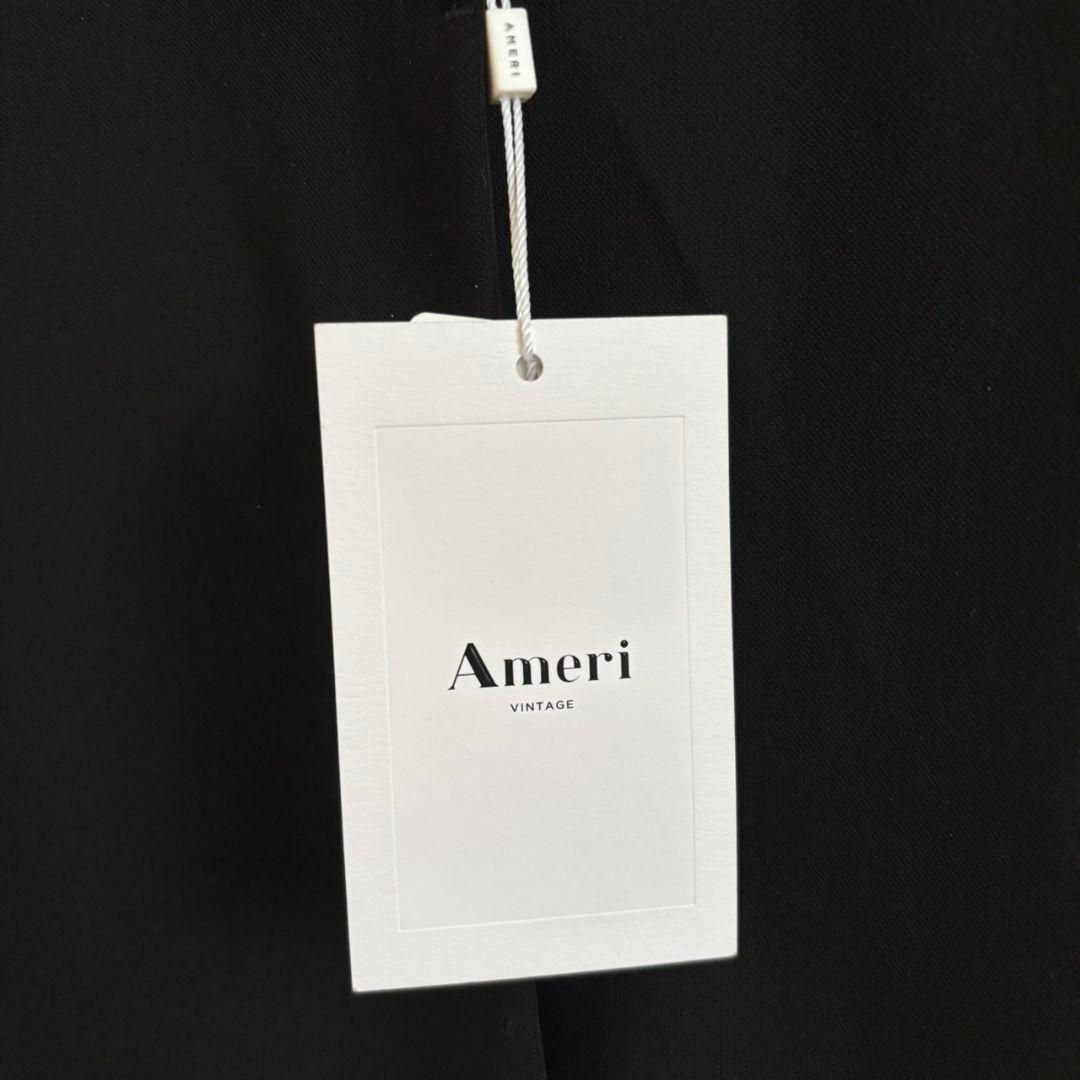 Ameri アメリ ベスト付き 花柄ロングワンピース