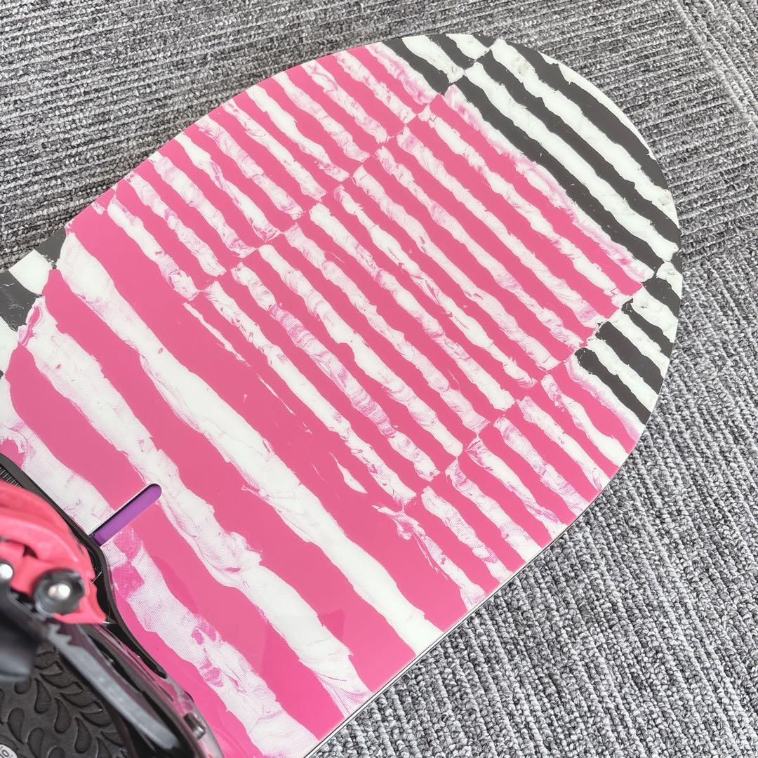 52美品❗️超豪華❗️バートン レディース スノーボードセット★140cm+ビン付