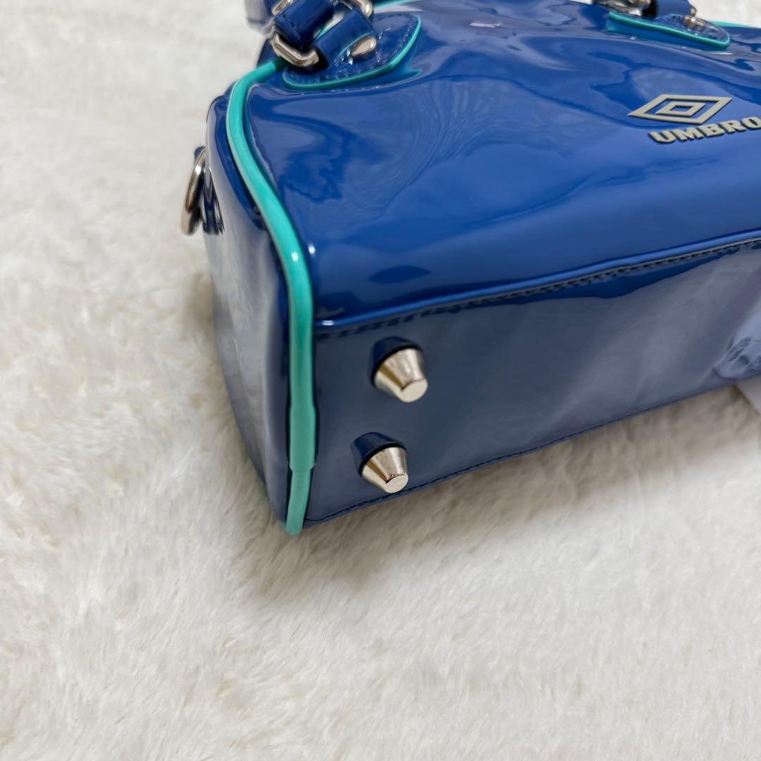 パメオポーズ アンブロ コラボ エナメル 2Wayミニボストンバッグ 新品未使用