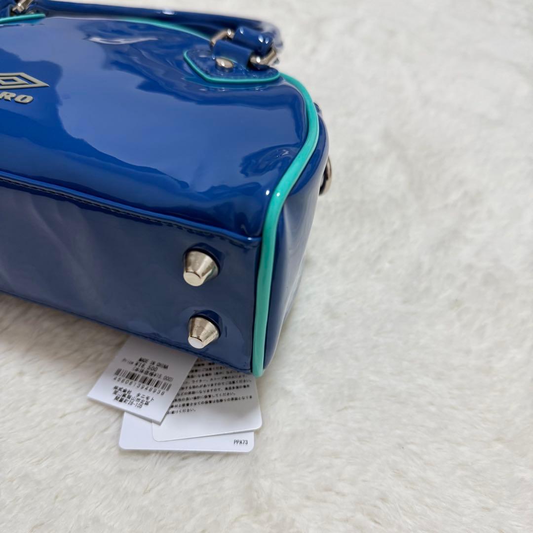 パメオポーズ アンブロ コラボ エナメル 2Wayミニボストンバッグ 新品未使用