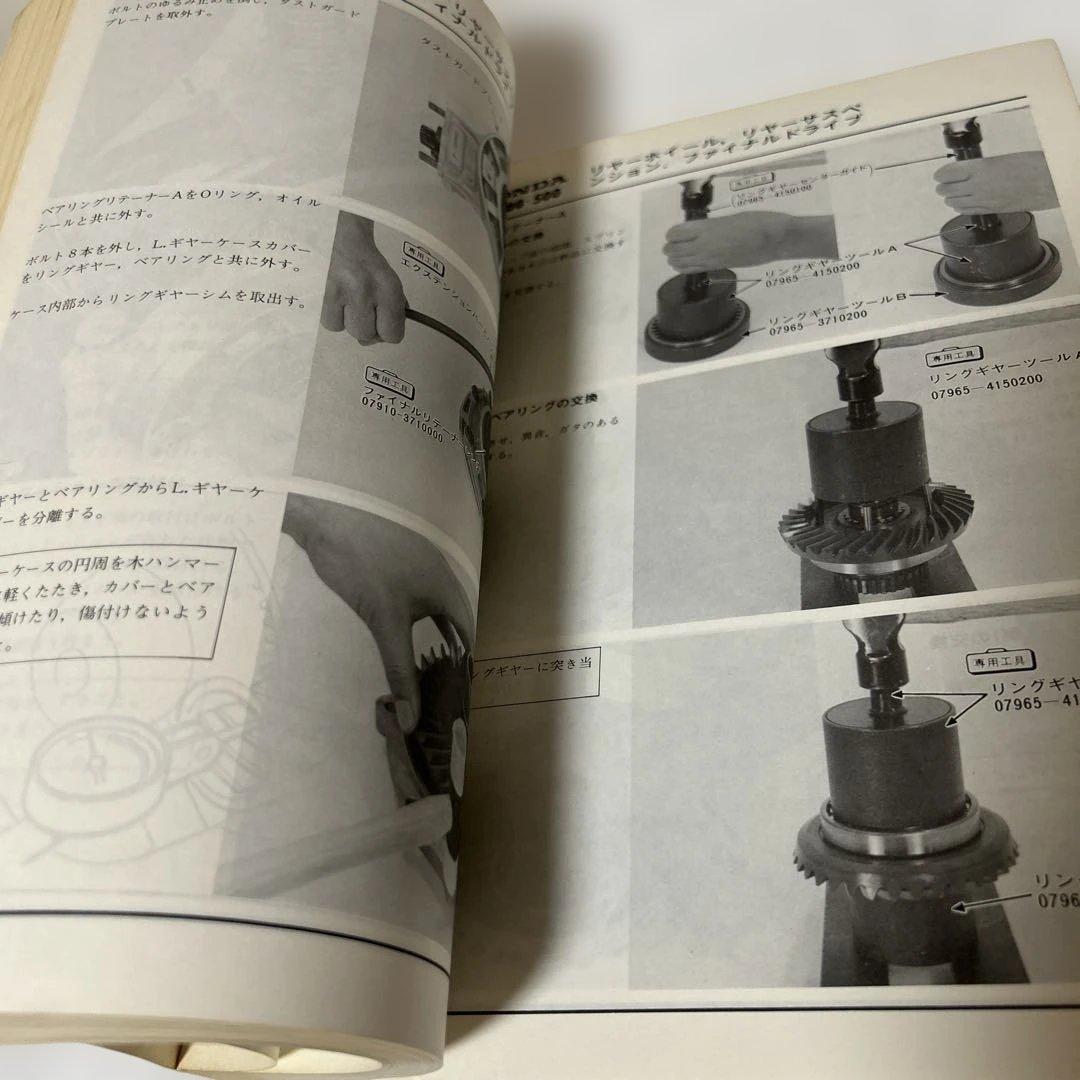 ホンダ　WING サービスマニュアル　GL400-500