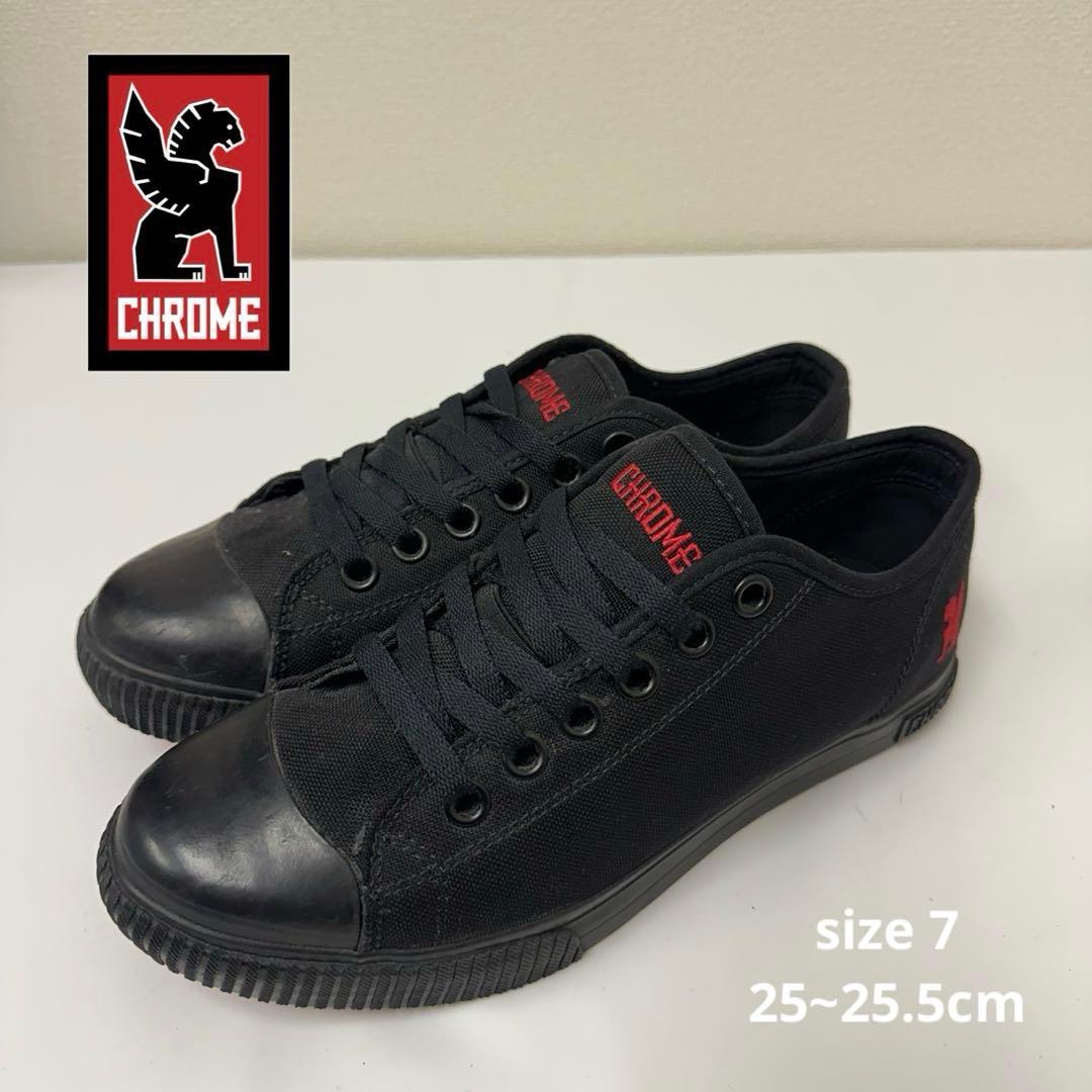 CHROME ブラック 自転車　ビンディングスニーカー　size 7