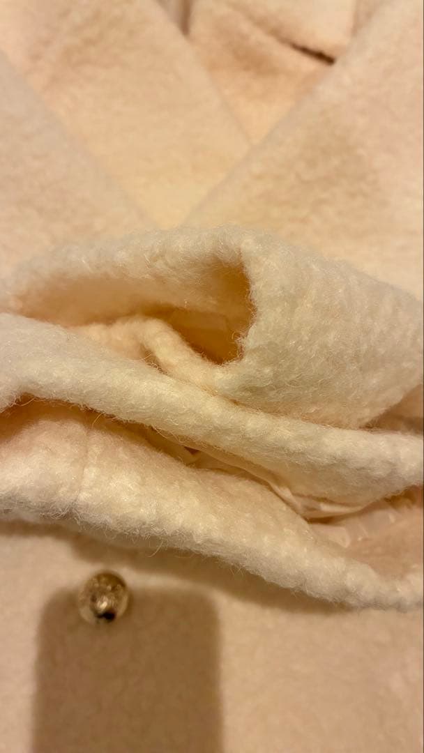 REDYAZEL レディアゼル ボアダブルミドルコート オフホワイト