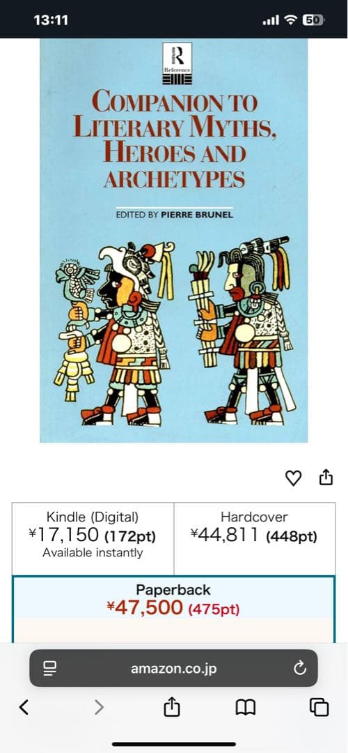 Companion to Literary Myths, Heroes and…