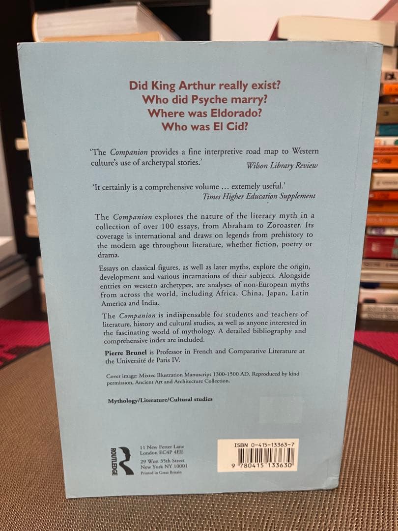 Companion to Literary Myths, Heroes and…