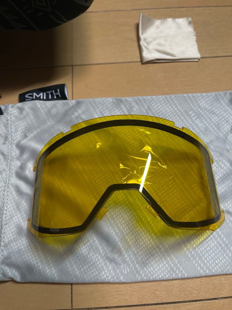 SMITH SQUAD BLACK ゴーグル　スノボ