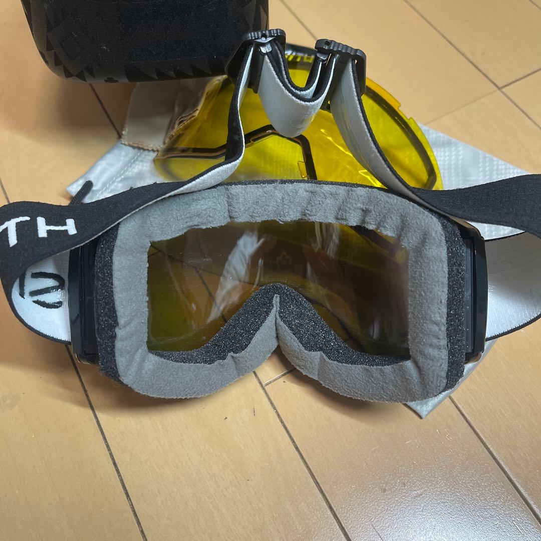 SMITH SQUAD BLACK ゴーグル　スノボ