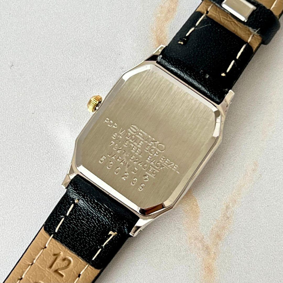 【稼働品】SEIKO レディース 腕時計 オクタゴン 諏訪精工舎製 クォーツ