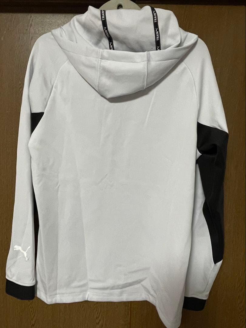 PUMA トレーニングジャージ M ホワイト/ブラック