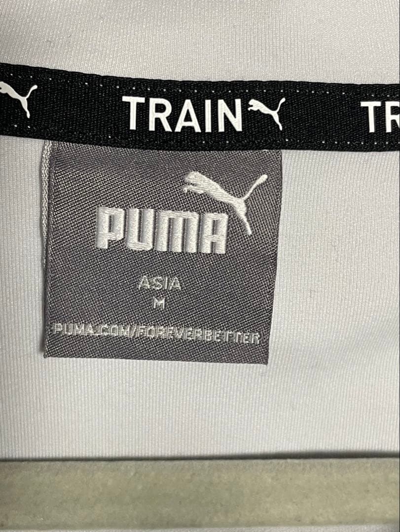 PUMA トレーニングジャージ M ホワイト/ブラック